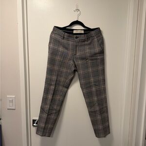 Golden Goose Men's Plaid Pants - Gray and Black
